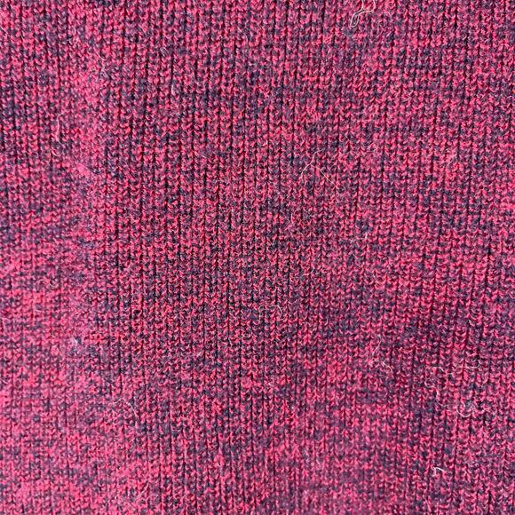 Zachary Prell Crawford Silk Wool Blend Sweater Mens XL Burgundy Red Knit 1/4 Zip - Picture 8 of 11